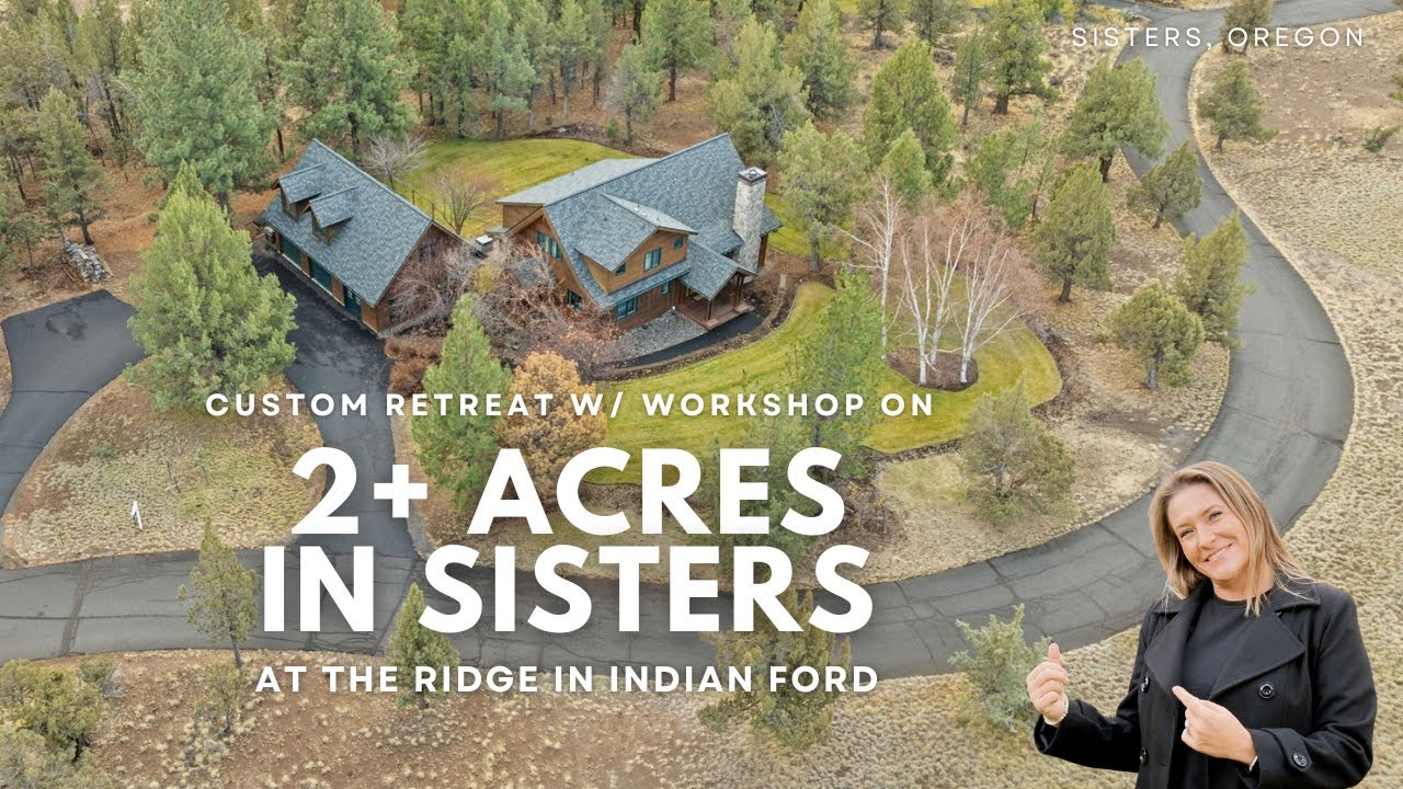 Custom Retreat on 2+ Acres with Workshop & Artist Loft | Life in Sisters, Oregon