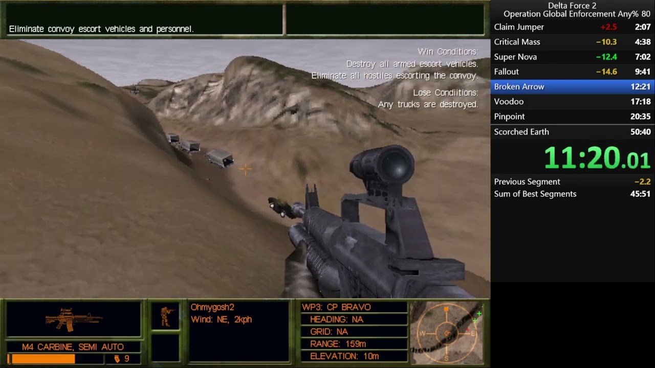 Delta Force 2 - Global Enforcement Any% 48:18