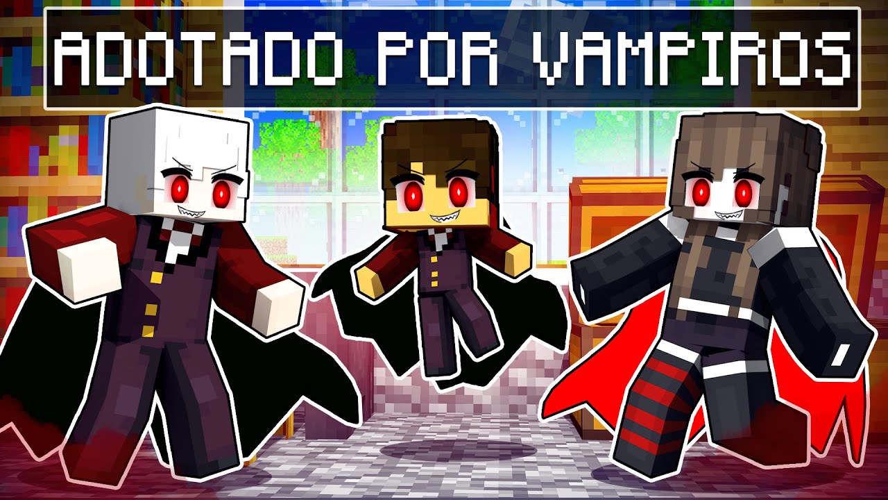 GUIHH FOI ADOTADO POR UM VAMPIRO no MINECRAFT ✭ Guihh ✭