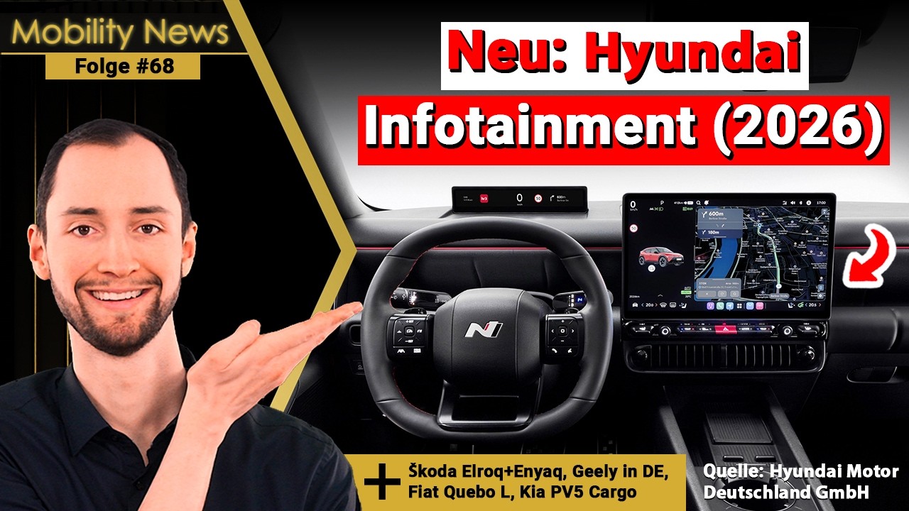 Mega-Cockpit bei Hyundai mit KI: Ist Pleos Connect ENDLICH gut bedienbar?! | | Mobility News #68