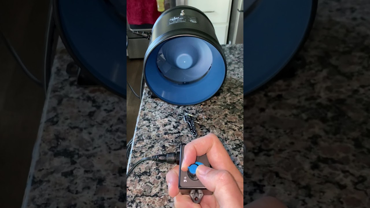 Terrabloom 6&rdquo; inline fan test SCARY POWERFUL