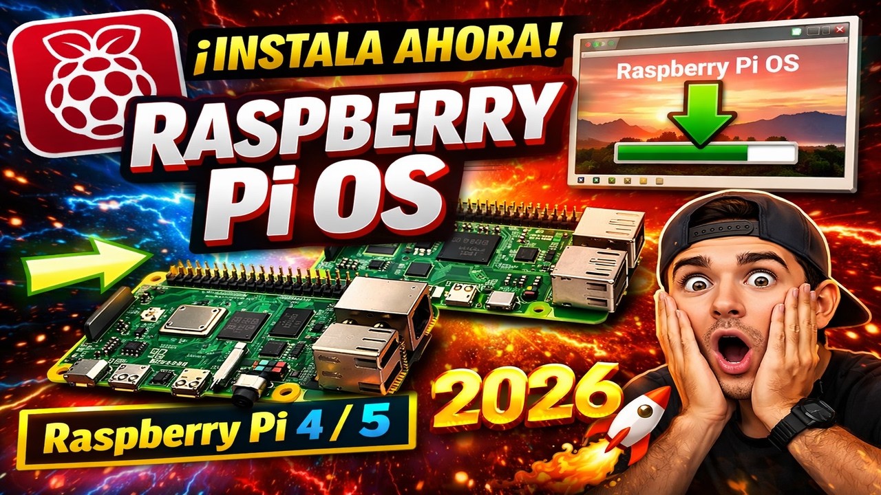 Cómo instalar Raspberry Pi OS en Raspberry Pi 4 y 5 (Método actualizado 2026)