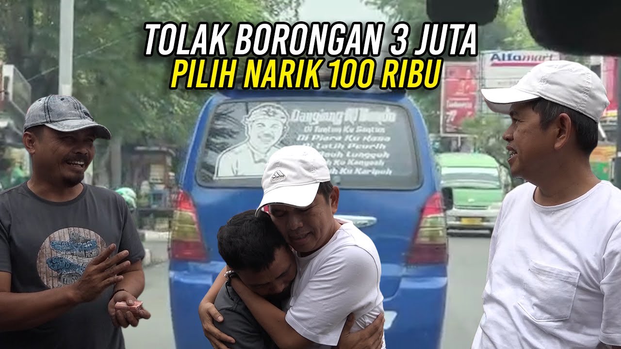 TAK MAU KECEWAKAN PELANGGAN-SOPIR ANGKOT TOLAK BORONGAN 3 JUTA-PILIH NARIK KARYAWAN 100 RIBU