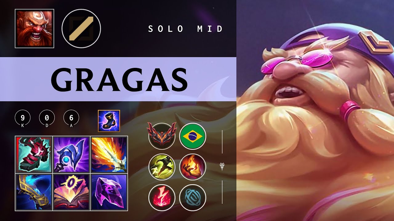 Gragas Mid vs Kassadin - BR Grandmaster Patch 26.01