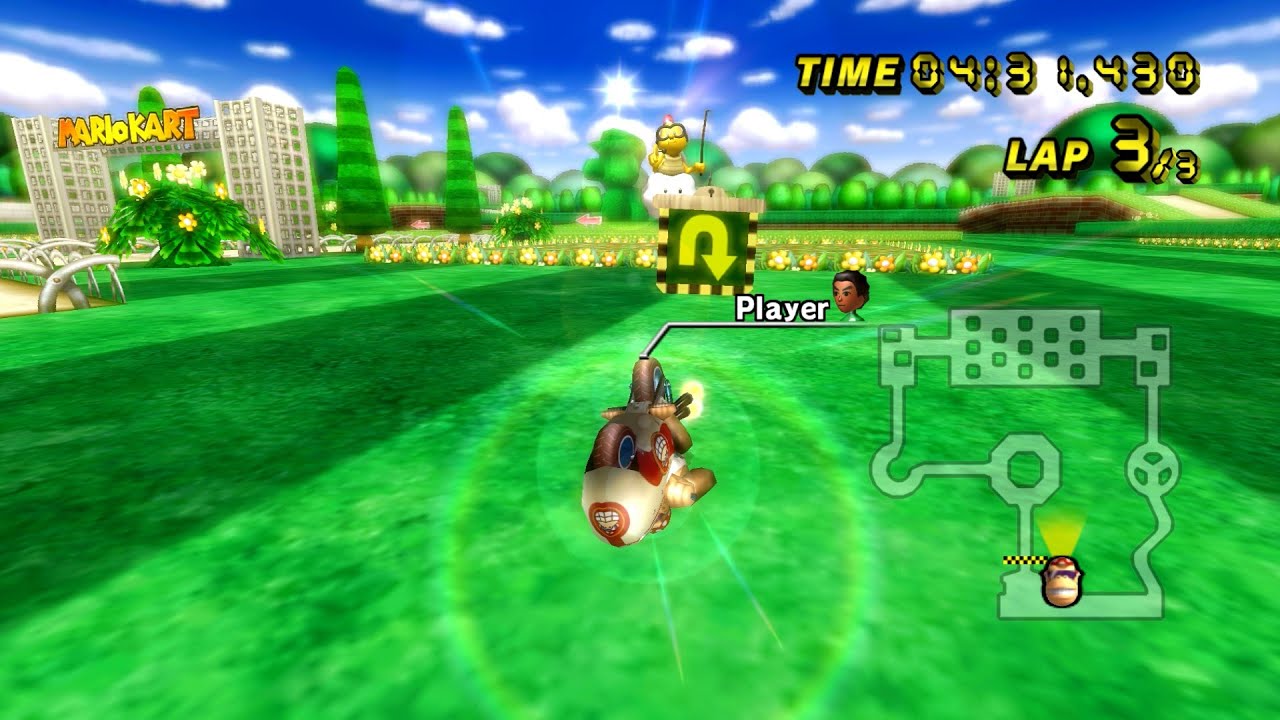 [MKW TAS] New Ultra Shortcut on DS Peach Gardens
