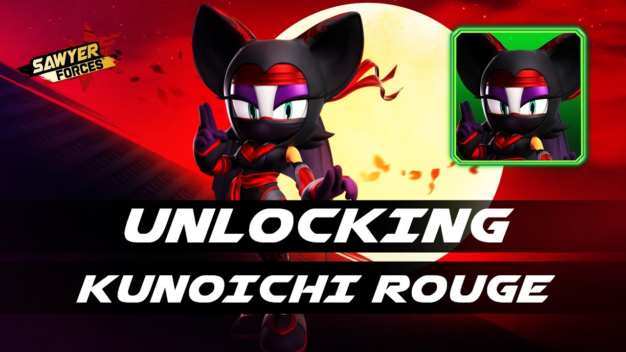 UNLOCKING KUNOICHI ROUGE 🔓 Sonic Forces Speed Battle
