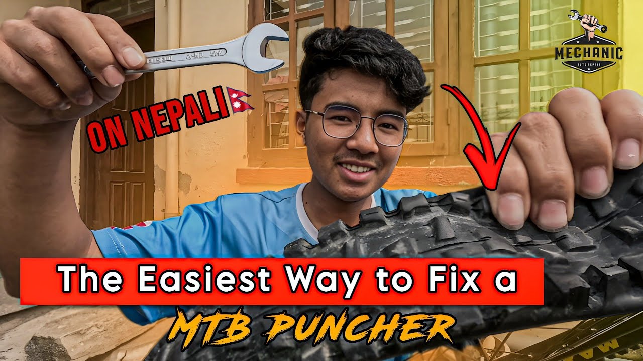 MTB Flat Tyre? Repair It Like a Pro – Easy Step-by-Step!”🔥🤫