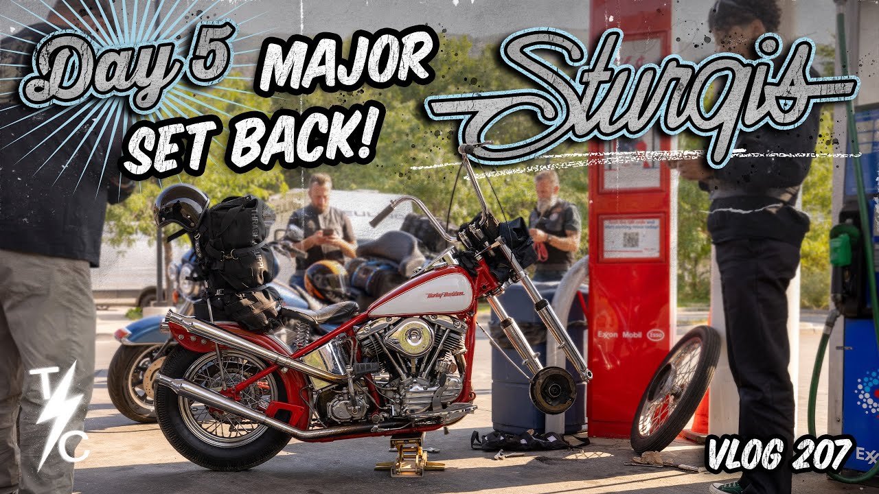 Day 5 - Major Set Backs On The Road To Sturgis! - Vlog 207