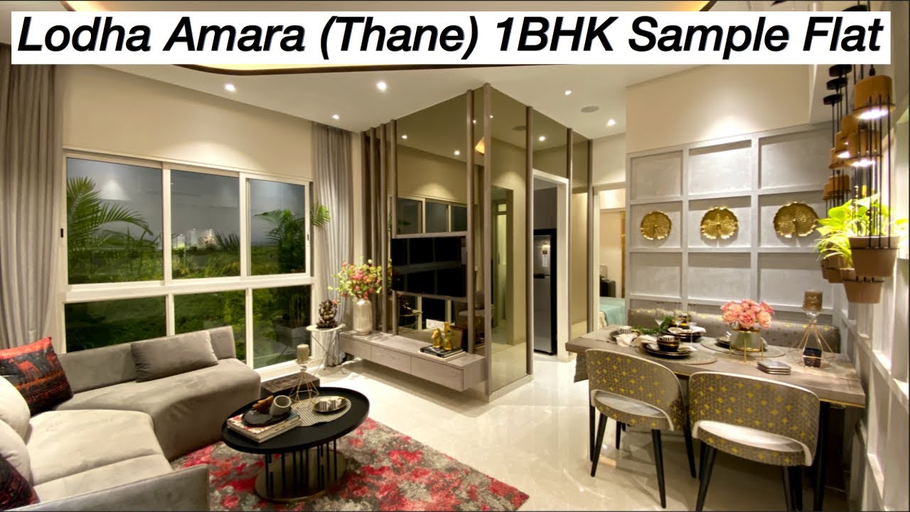 LODHA AMARA ( THANE ) 1 BHK SAMPLE FLAT, CALL PARESH MORE - 8976670005