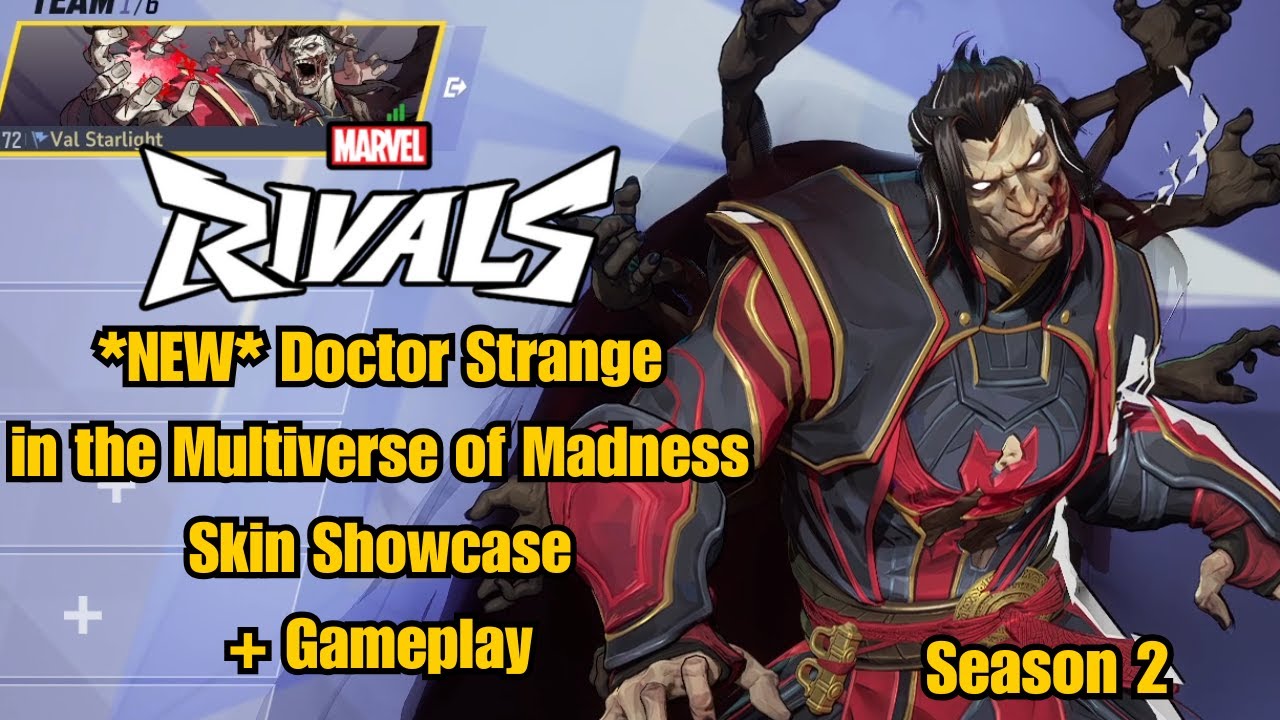 *NEW* Doctor Strange in the Multiverse of Madness Skin Showcase | Marvel Rivals Gameplay Season 2