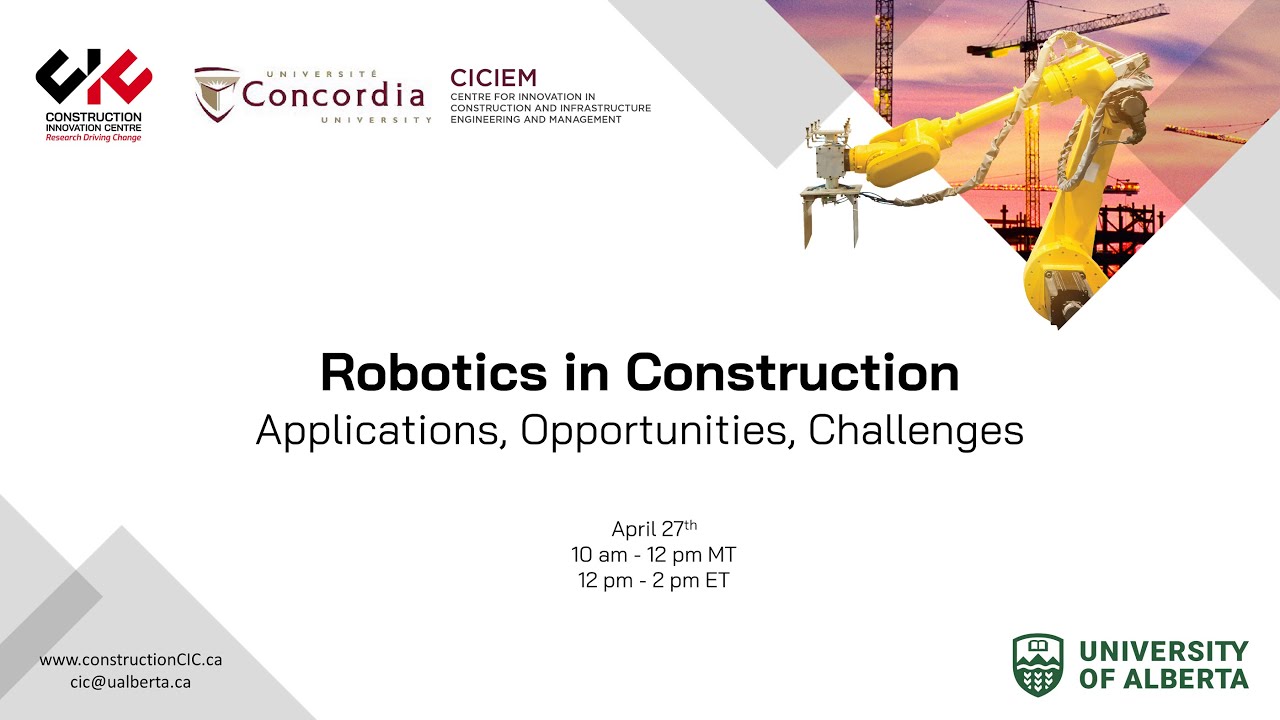 Robotics in Construction - Applications, Opportunities, Challenges