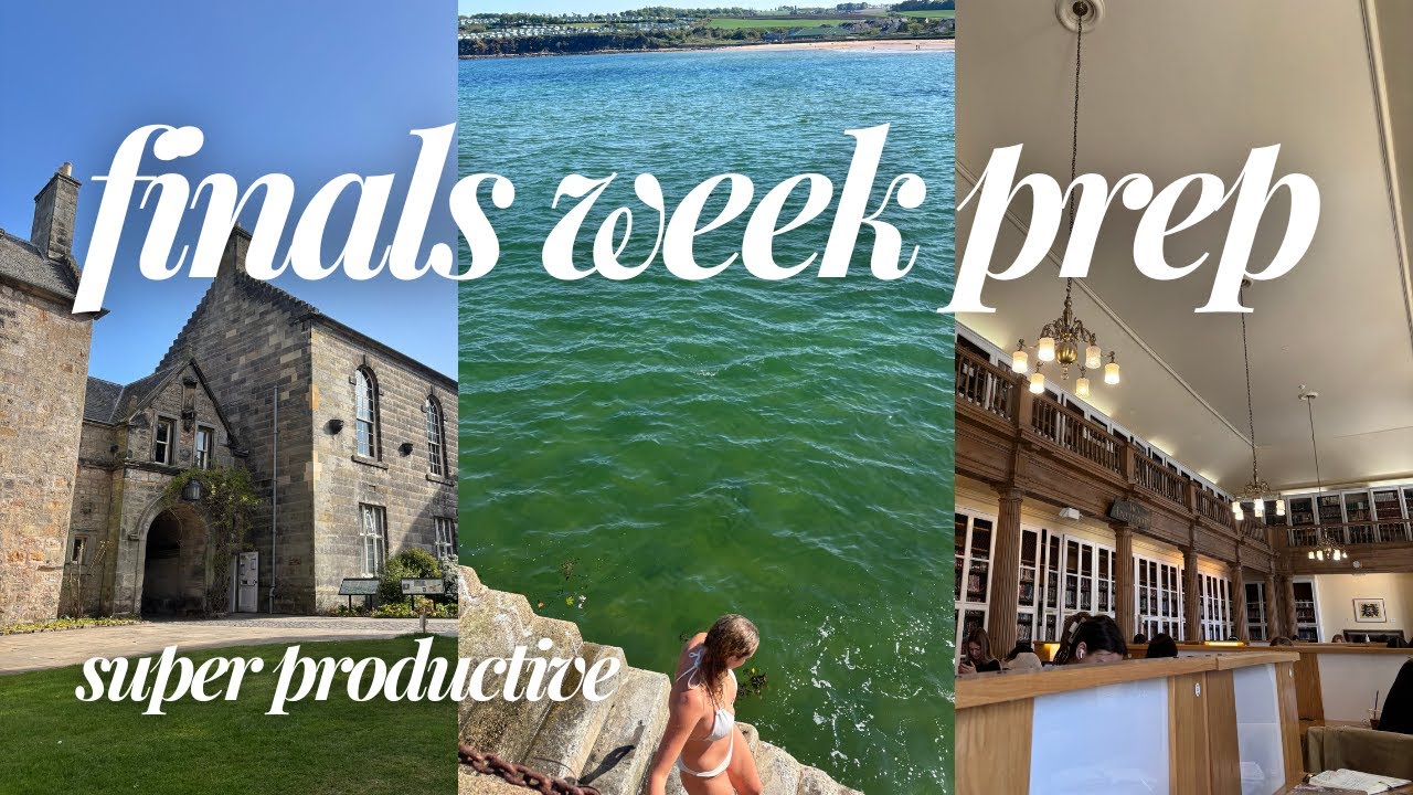 productive week in my life at the uni of st andrews (almost finals) / st andrews diaries 29