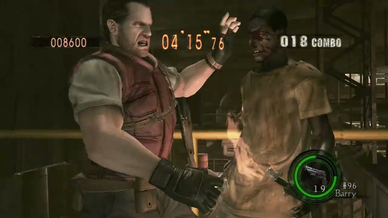 Resident Evil 5 Mercenaries Reunion - Solo - Missile Area - 788,006 (Barry)