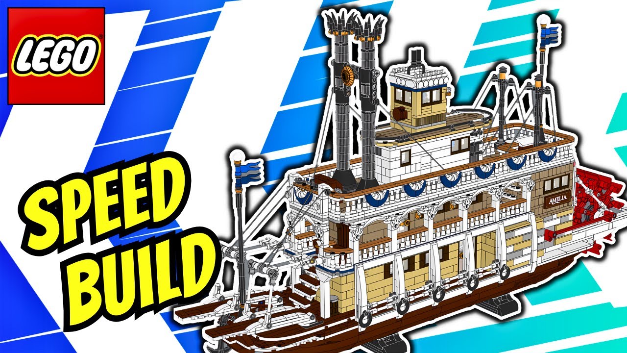 LEGO River Steamboat 21356 | Speed Build