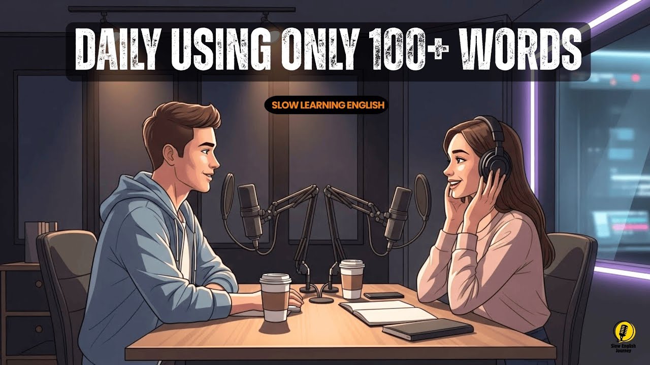 How to Speak English Daily Using Only 100+ Words | Simple English Speaking | Slow English Learning