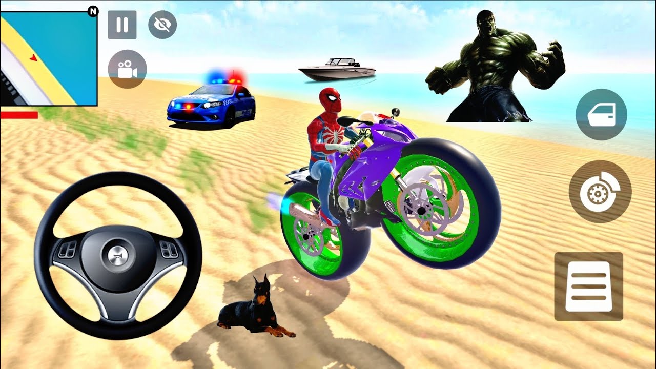 Franklin Buying New Expensive Motorbike in indain Theft Auto simulator.