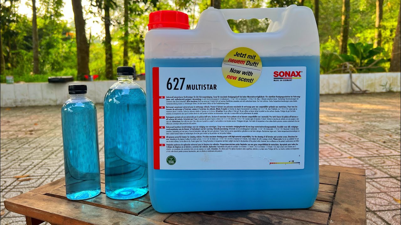 TEST NƯỚC RỬA ĐA NĂNG SONAX 627 multistar | RỬA DƠ NẶNG CỰC ĐƠN GIẢN - CHẠY XE KHÔNG NGẠI ĐƯỜNG ĐẤT