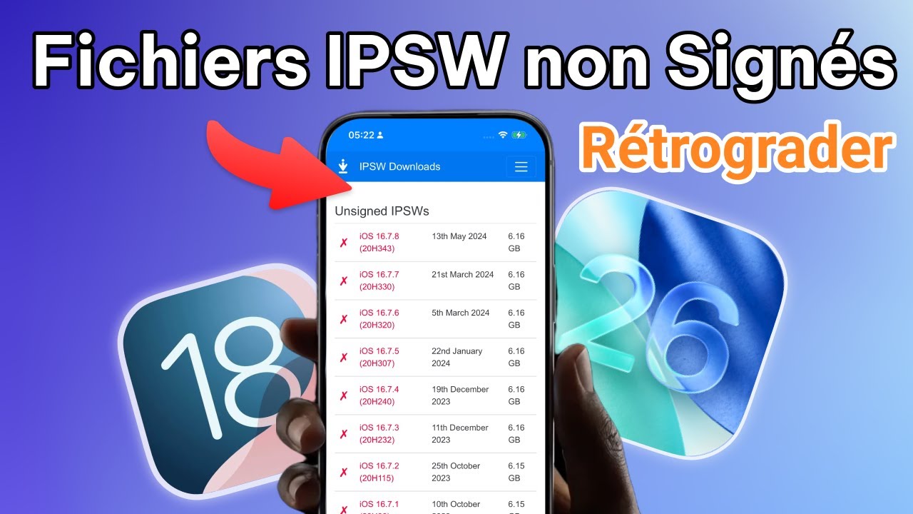 Installing an unsigned IPSW in 2025? Downgrading iOS explained