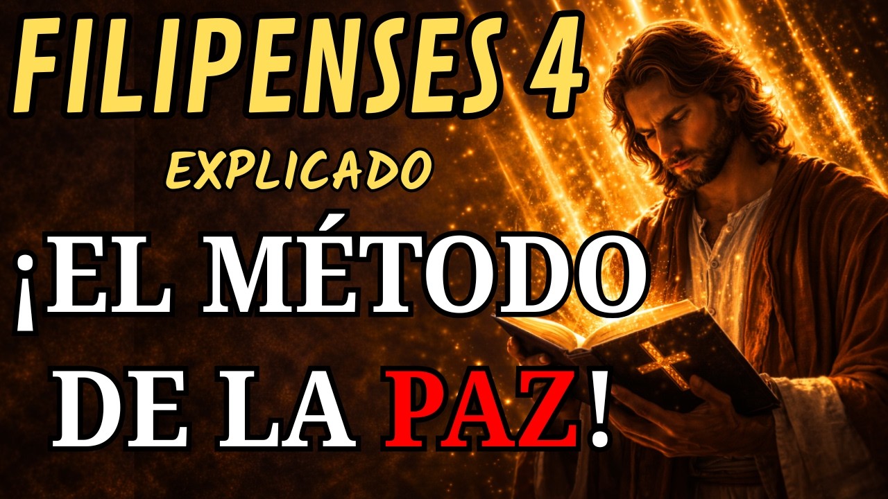 Filipenses 4:6-7 Explicado: El método Secreto de Cristo para vencer la Ansiedad y tener PAZ
