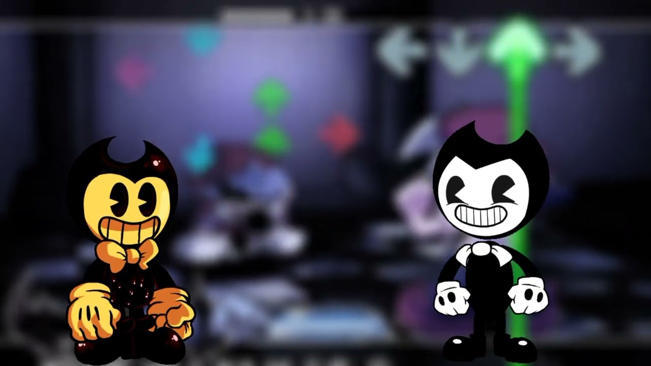 Silly Billy but Ink Bendy (TDS) and Cartoon Bendy (IC) Sing it. (midi download) FNF Cover #fnfcover