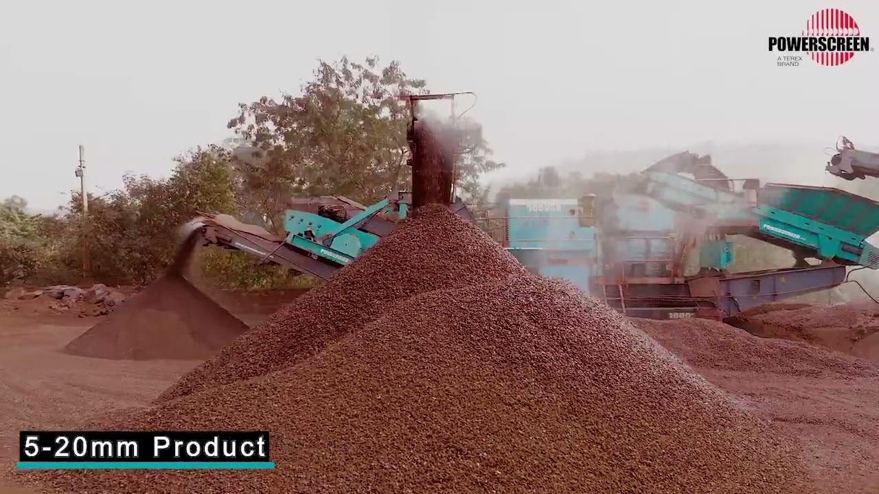 Powerscreen Premiertrak 400 & 1000SR - Iron Ore Application