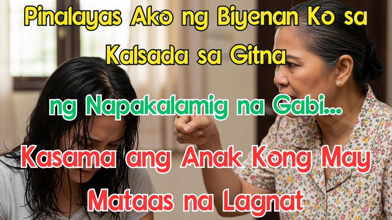 Pinalayas Ako ng Biyenan Ko sa Kalsada sa Gitna ng Napakalamig na Gabi... Kasama ang Anak Kong May