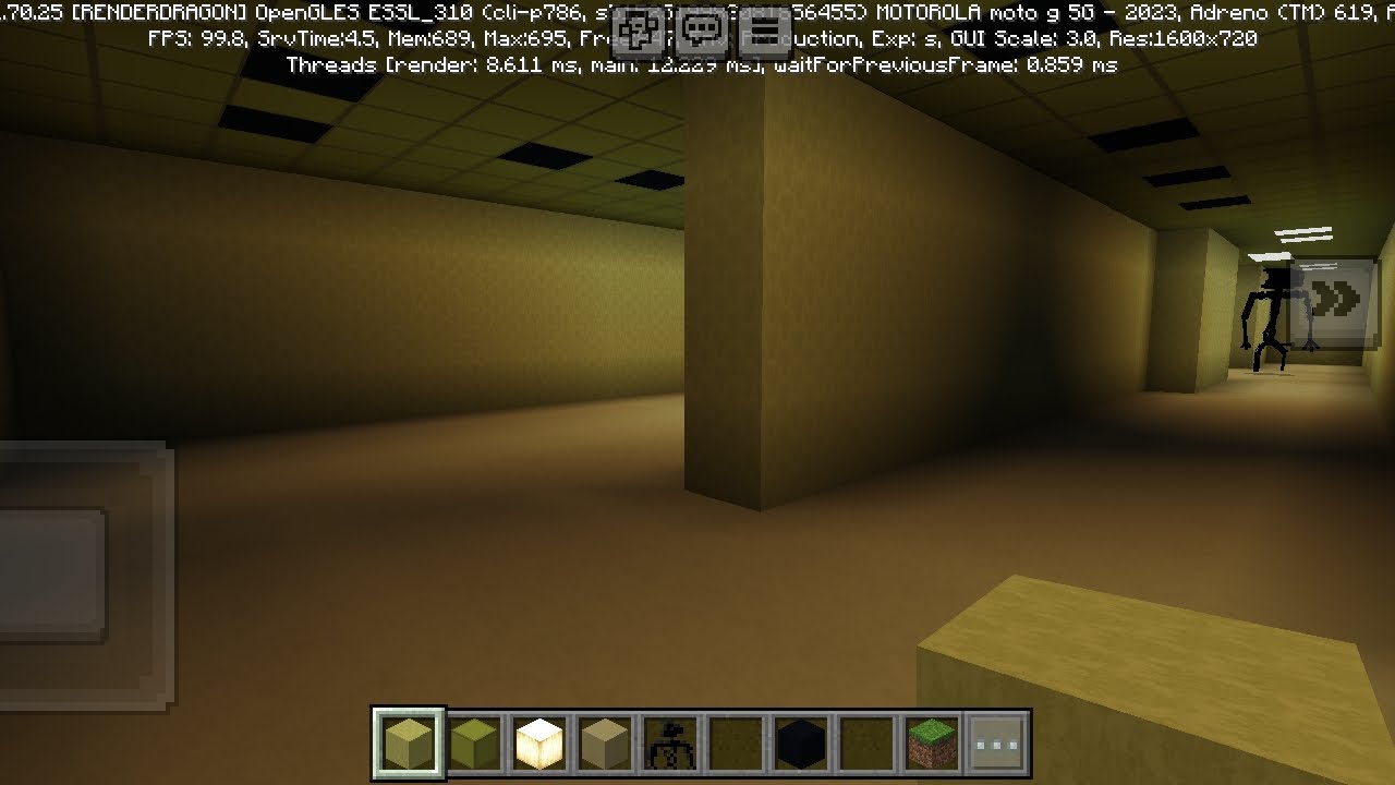 Minecraft backrooms addon by me #minecraft Link in comments. #backrooms