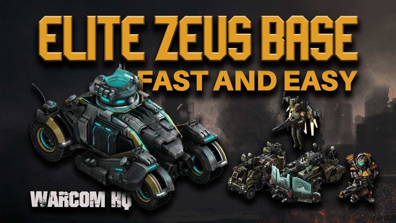 War Commander Elite Zeus Boss Base - Fast and Easy (1st Try)
