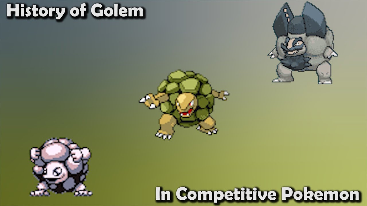 How GOOD was Golem ACTUALLY? - History of Golem in Competitive Pokemon (Gens 1-7)