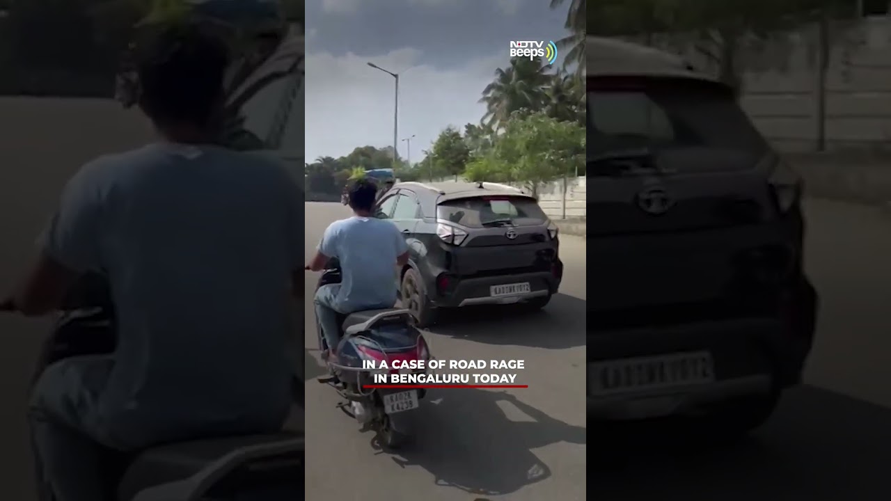 Video: Bengaluru Woman Drags Man On Car's Bonnet For 1 km After Crash