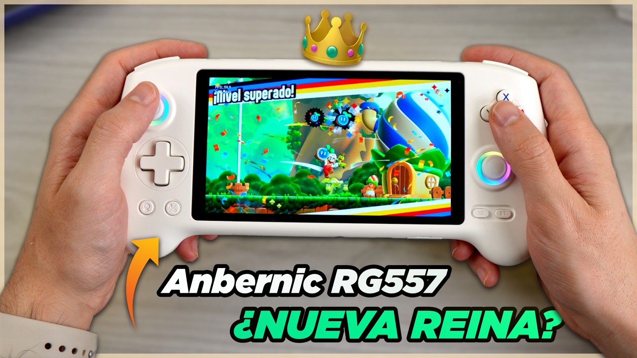 DESCUBRE el VERDADERO POTENCIAL de la ANBERNIC RG557 🤭