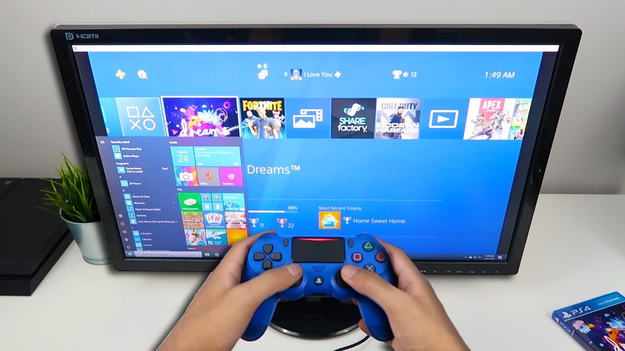 Как играть в PS4 на ПК/ноутбуке (ЛЕГКИЙ СПОСОБ) (PS4 Remote Play)