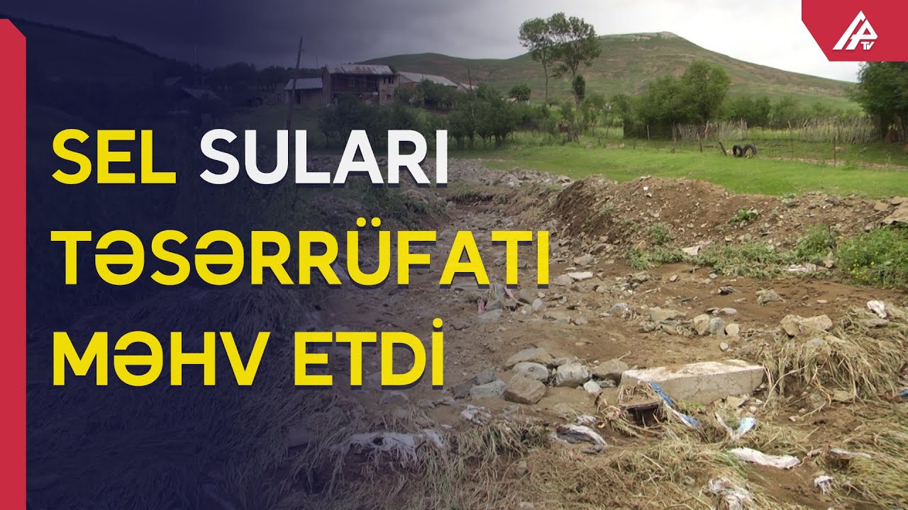 Yağış və sel suları Daşkəsənə ziyan vurub – APA TV