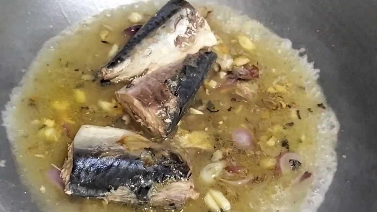 Low budget meal MISWA WITH MACKEREL AND PATOLA