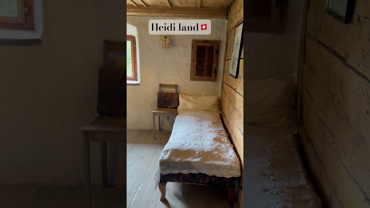 Heidi land in Switzerland Graub&uuml;nden Maienfeld 🇨🇭🇨🇭