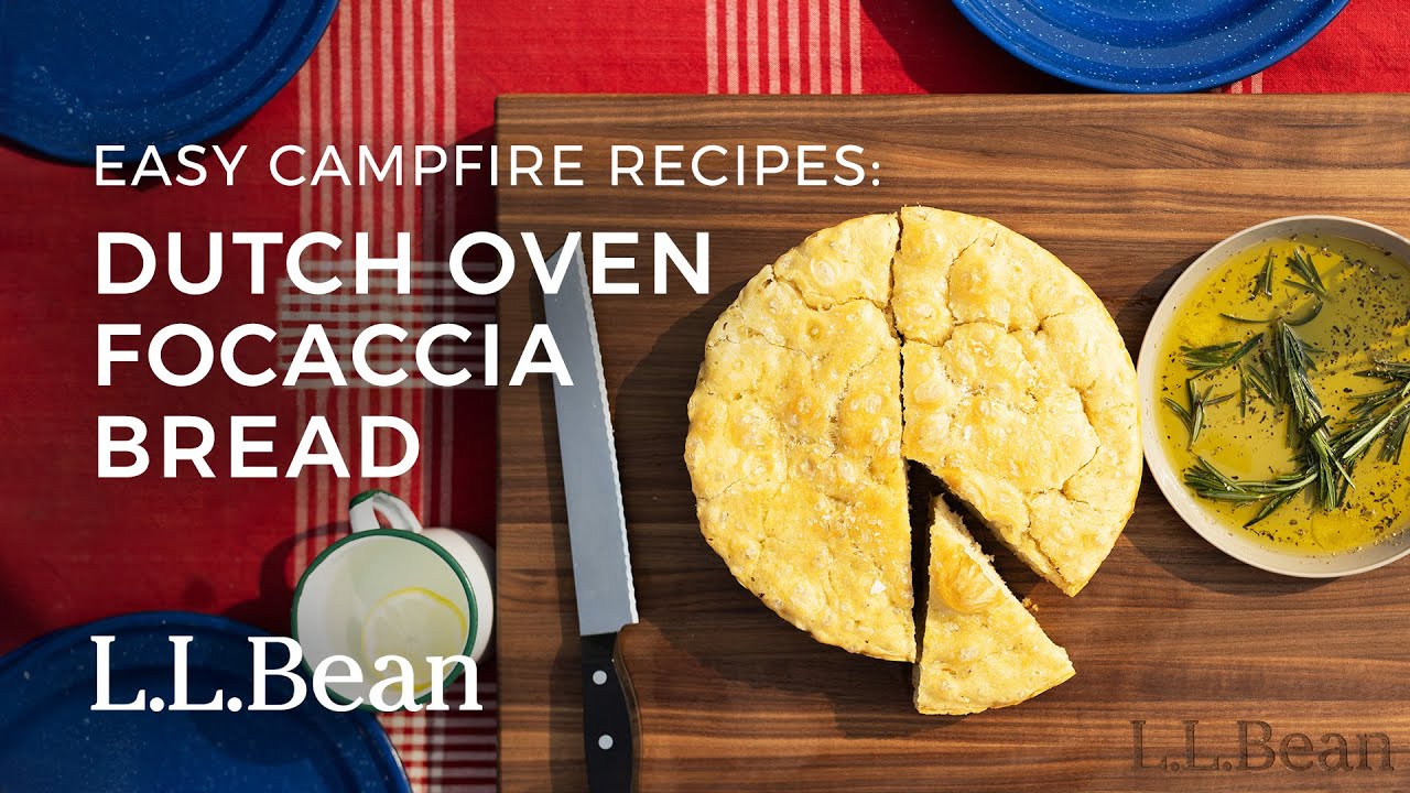 Easy Campfire Recipes: Dutch Oven Focaccia Bread