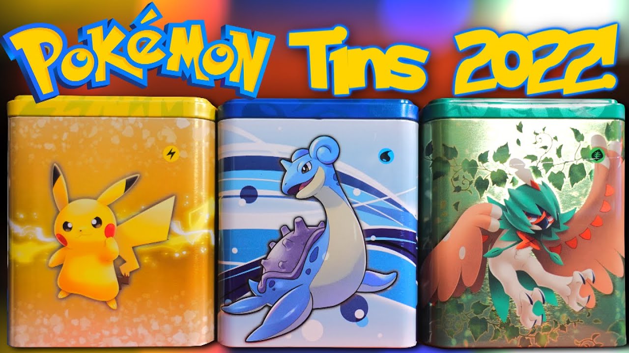 What's Inside? NEW Pokemon Stacking Tins Spring 2022!