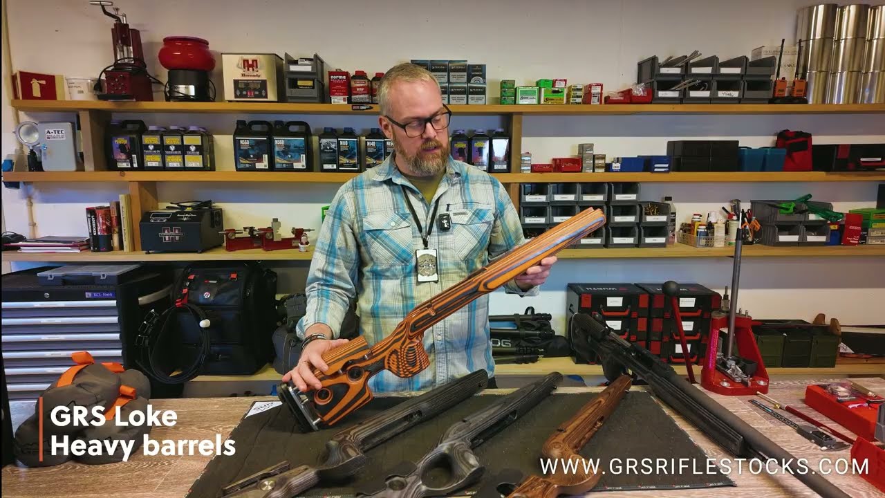 Barrel channel guide for the GRS Laminate stocks.
