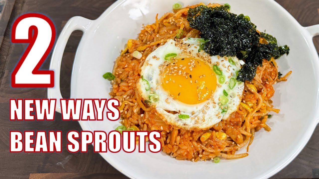 How to Make Delicious Bean Sprouts Fried Rice!!🍳😋