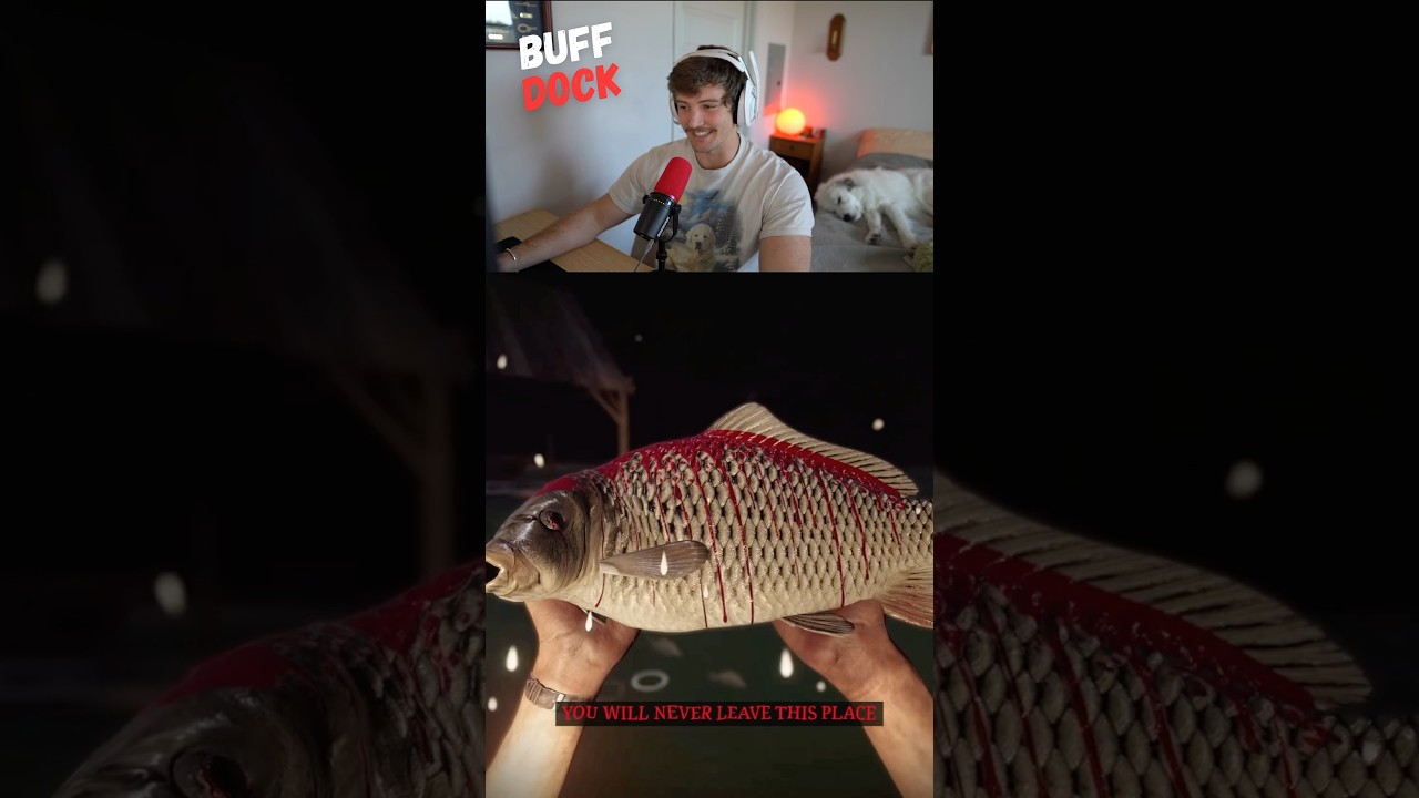 This upcoming fishing/horror game is looking great. #outfishing #gaming #funny #horror #buffdock