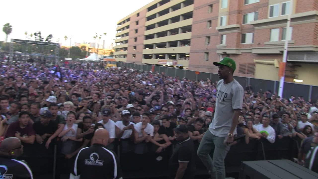 TRAVIS SCOTT w/ BIG SEAN - SURPRISE DON'T GIVE A @ FOOL'S GOLD DAY OFF LA 2014 - LA SHRINE EXPO