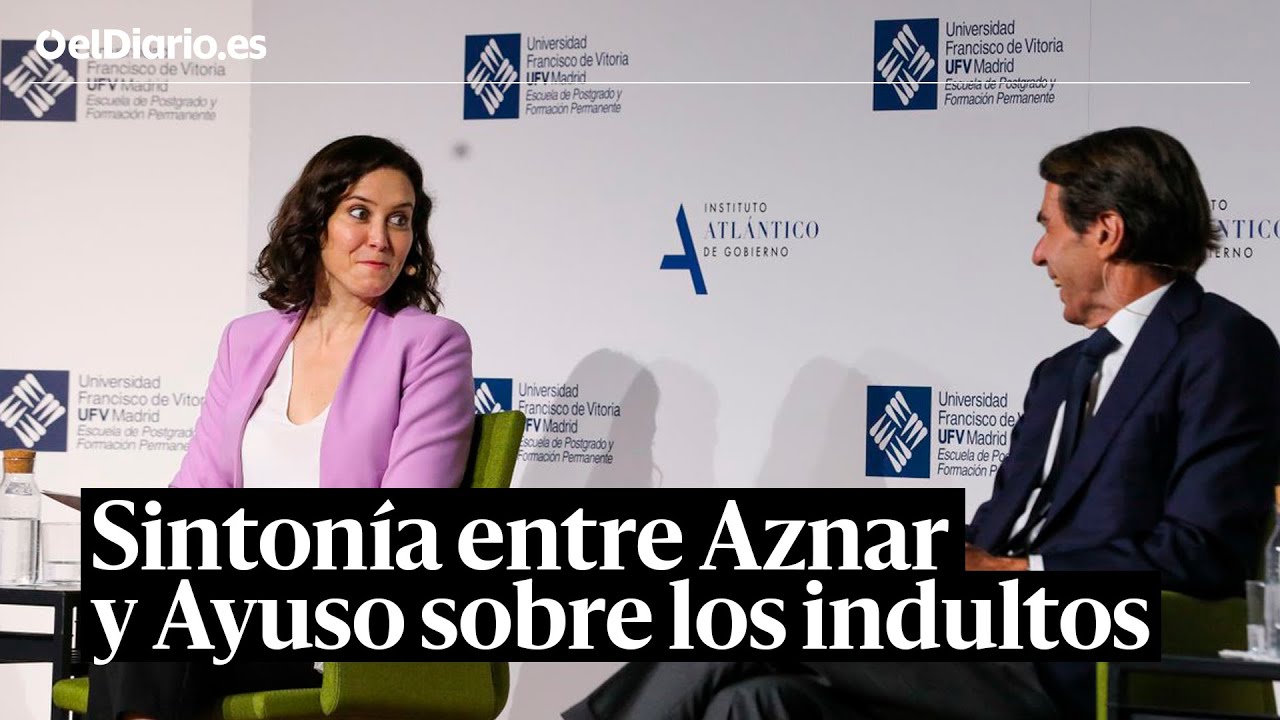 Ayuso y Aznar en sintonía: 