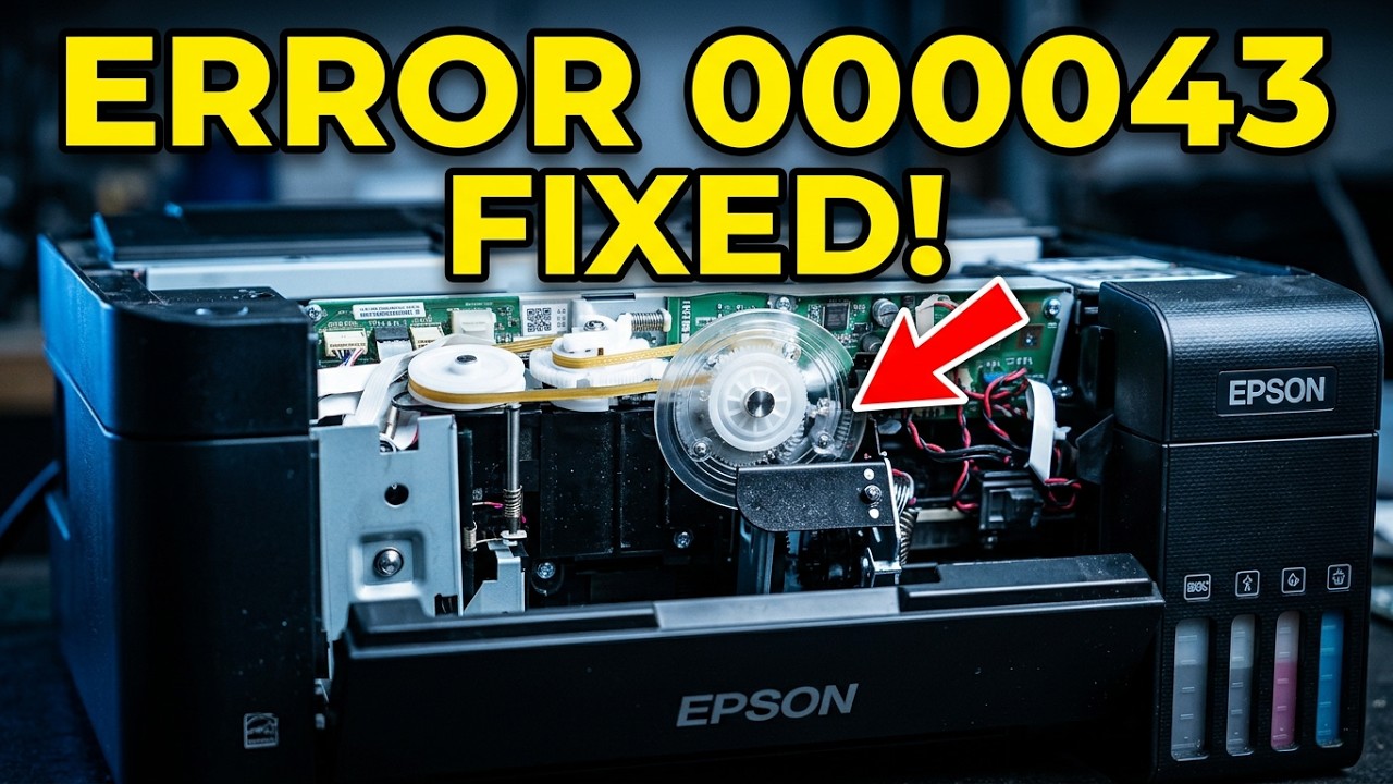 How to Epson L8050 code 000043 Solution 100% Work