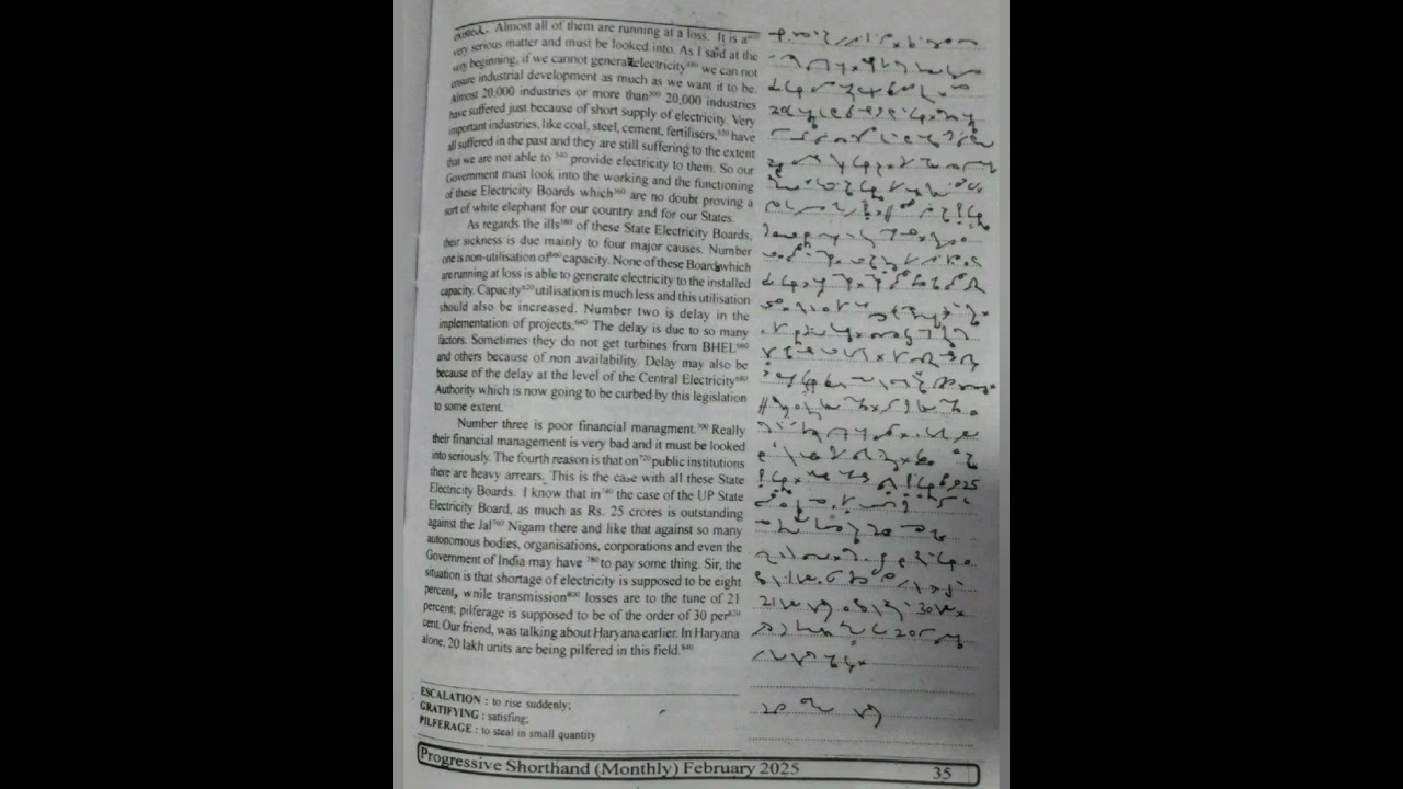 100 WPM   Exercise No 20   English Shorthand   Progressive Magazine February 2025   #shorthand