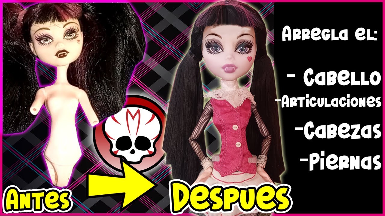 Cómo restaurar muñecas Monster High | Arregla el cabello y más