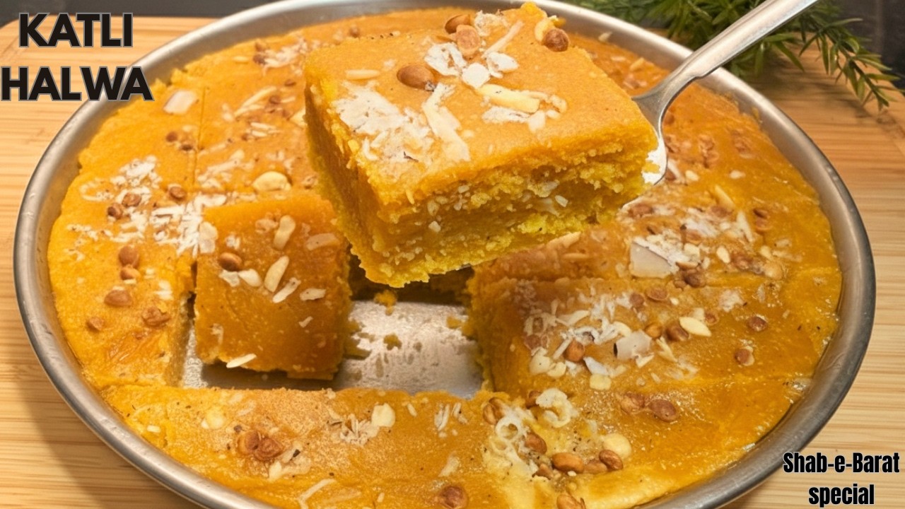 Besan ki Katli wala Halwa (Besan Barfi) शब-ऐ-बारात स्पेशल कतली वाला हलवा