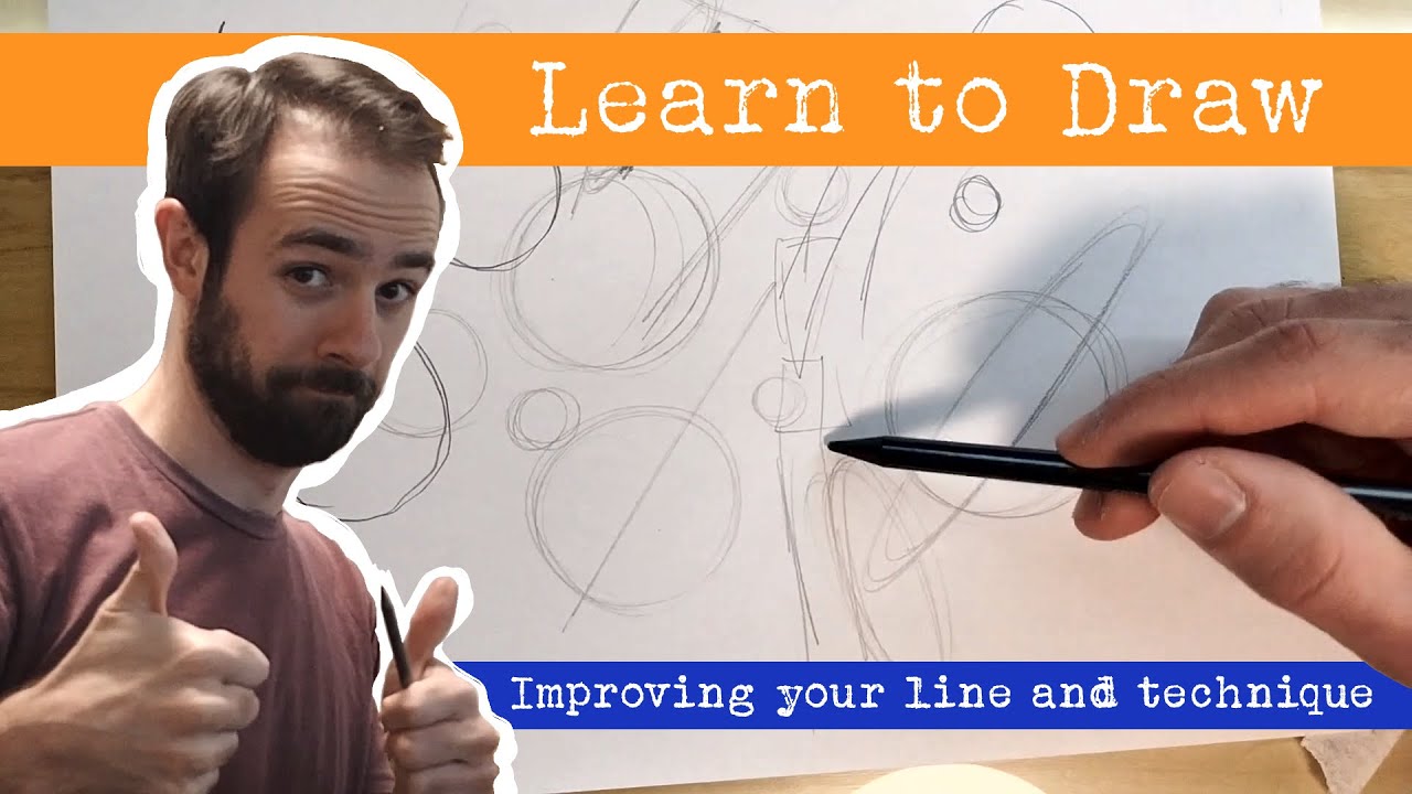 Learn to Draw - Improving your line and technique #learntodraw #drawingtechnique #howtodraw
