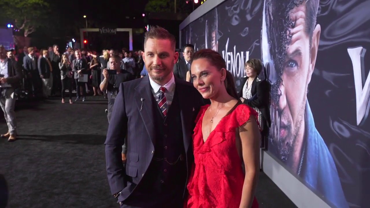 Venom: Red Carpet Movie Premiere Arrivals & Fashion - Tom Hardy | ScreenSlam