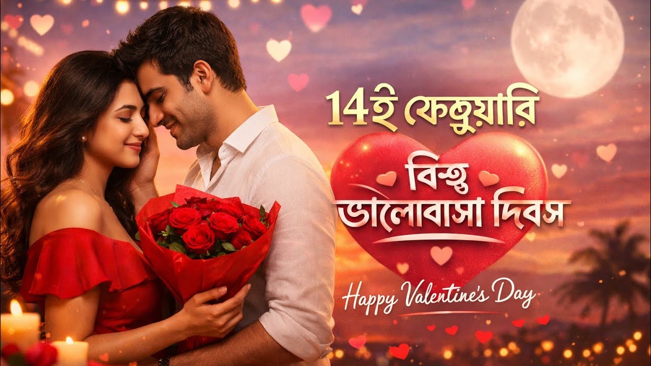 ১৪ই ফেব্রুয়ারি বিশ্ব ভালোবাসা দিবস | Romantic Bangla Love Song 2026 | Moyna Songit
