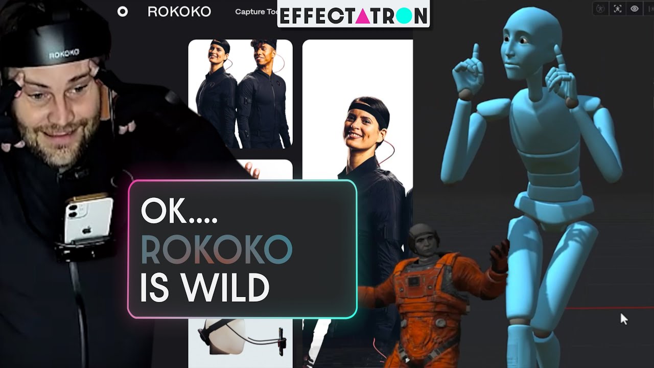 This is wild | The Rokoko Smartsuit 2 Smartgloves and Headrig Rokoko Studio First Impressions